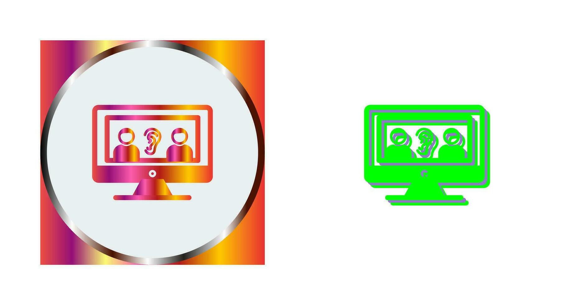 Listening Vector Icon