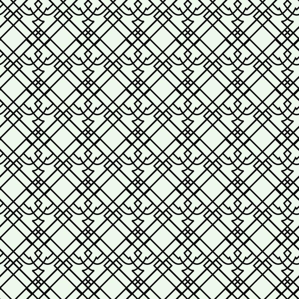 Vector art Seamless monochrome design Lines textile pattern.eps