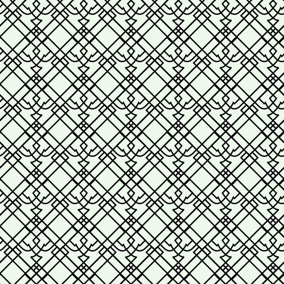 Vector art Seamless monochrome design Lines textile pattern.eps