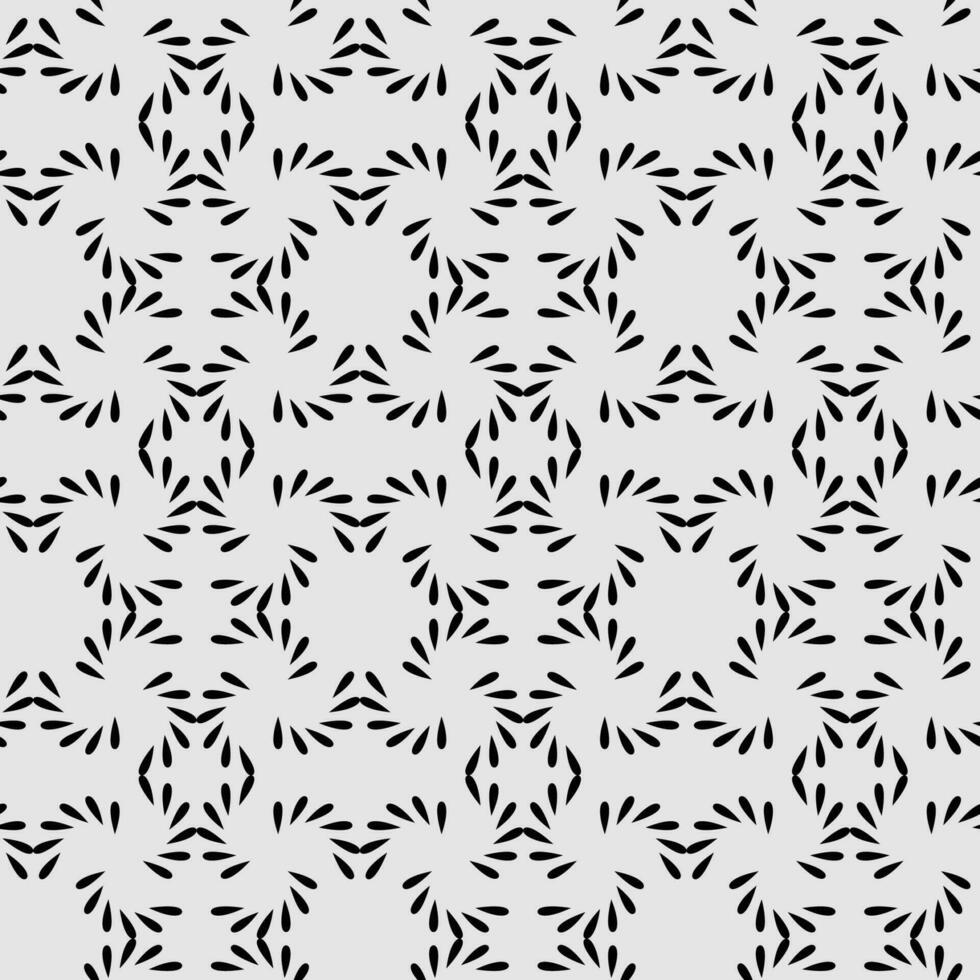 Vector Seamless Art monochrome design pattern.eps