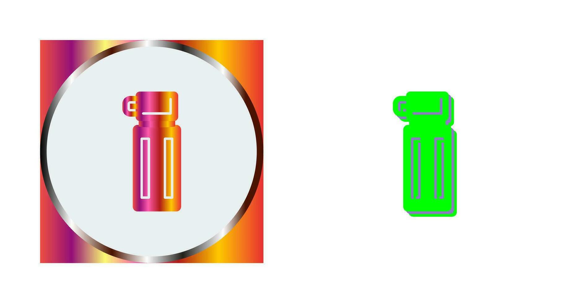 icono de vector de termo