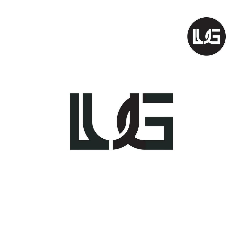 Letter LUG Monogram Logo Design vector