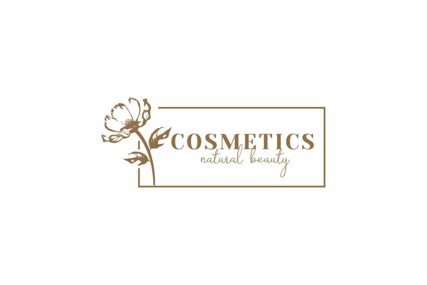 cosmetic logo vector icon illustration