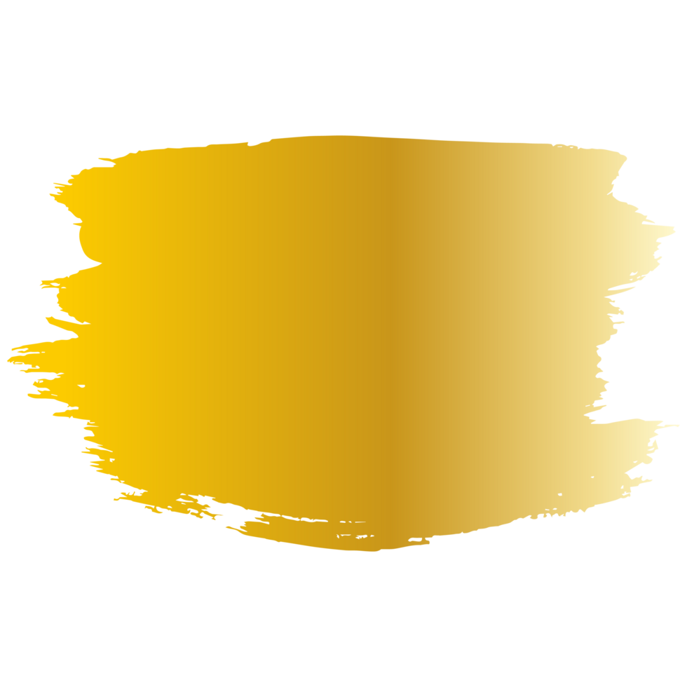 Abstract gradient golden background. Brush stroke. Place for text png