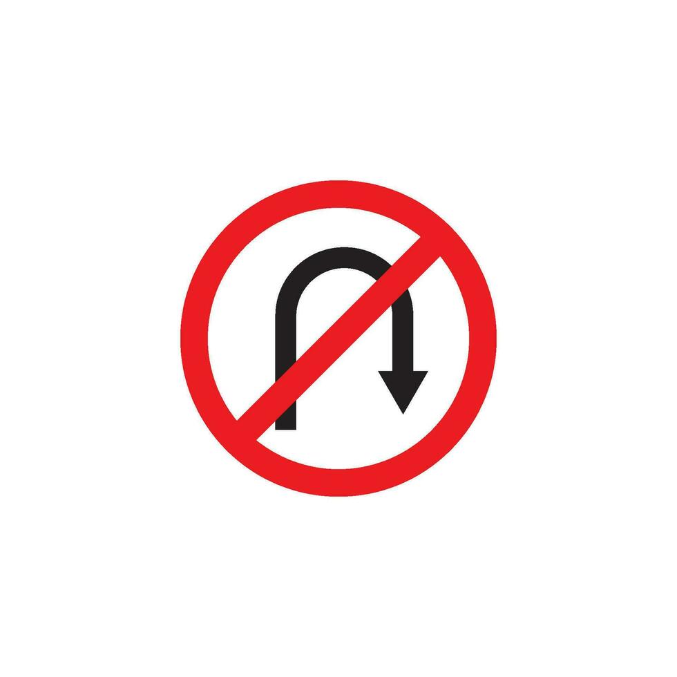 road sign icon vector