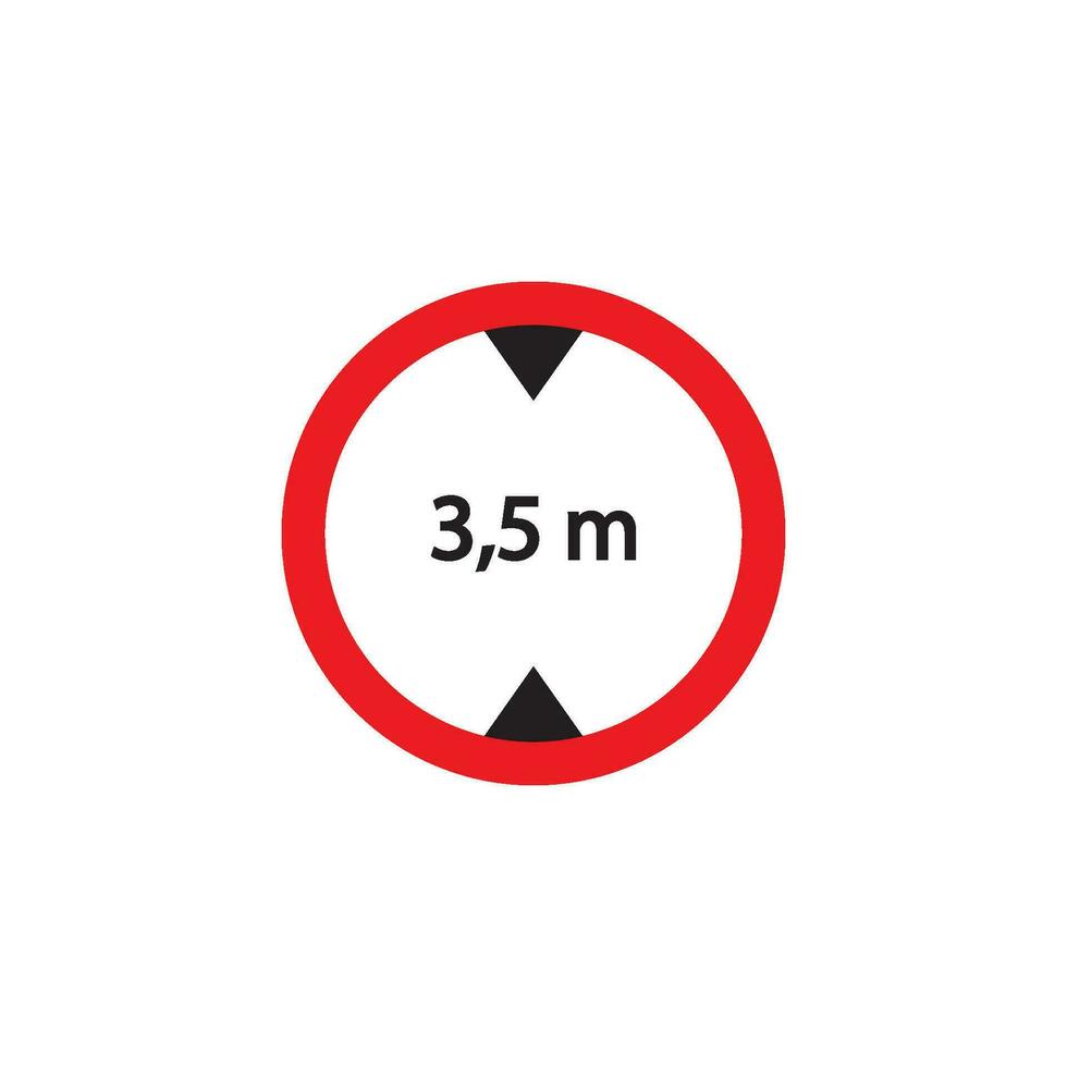 road sign icon vector