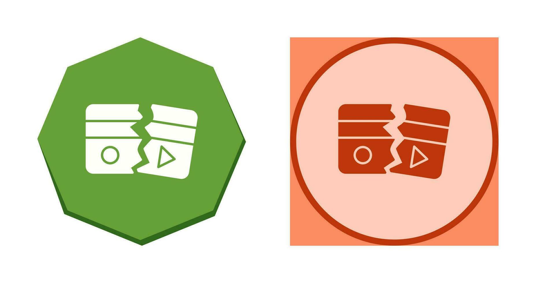 Broken Vector Icon