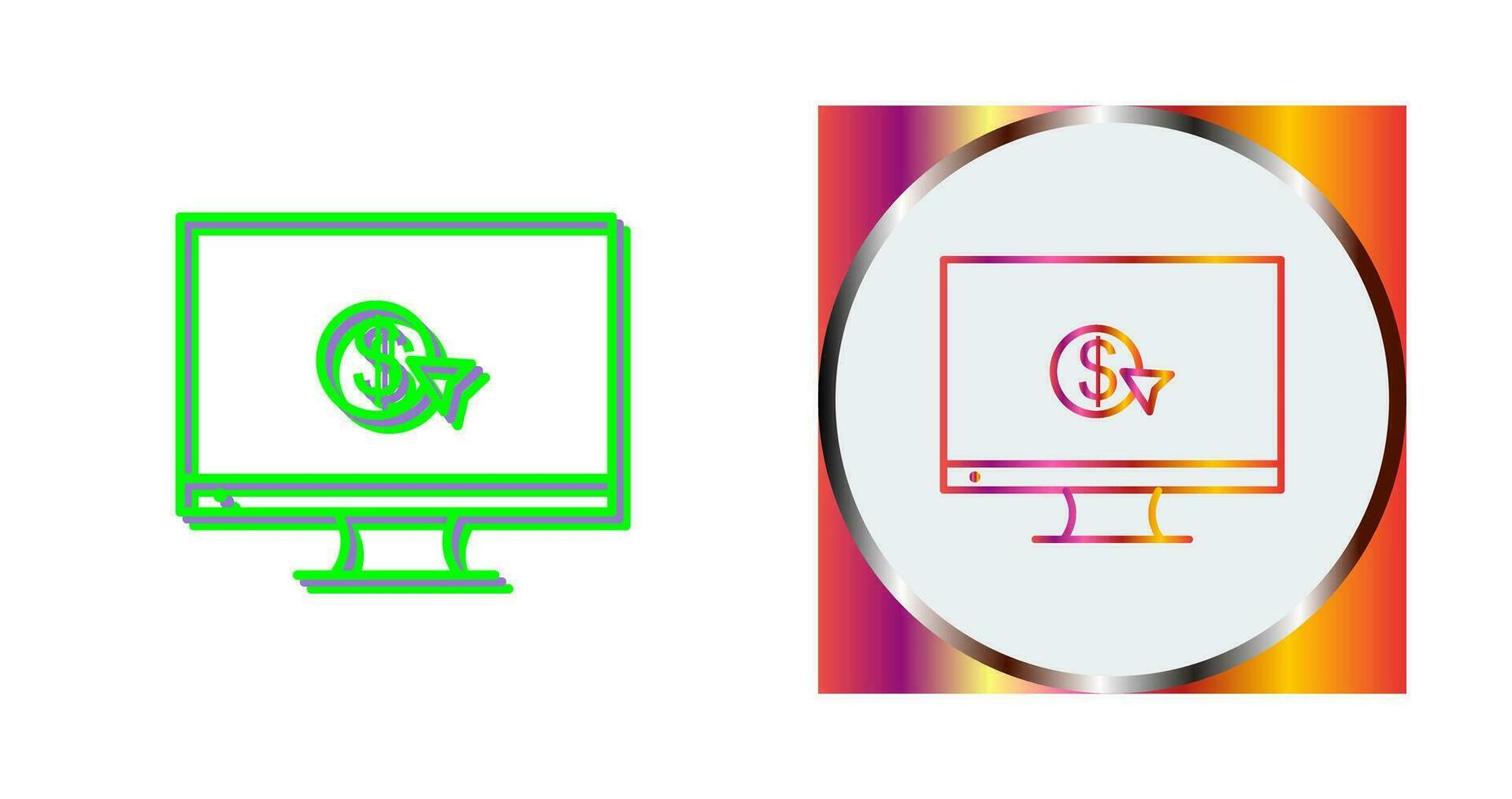 Unique Pay Per Click Vector Icon