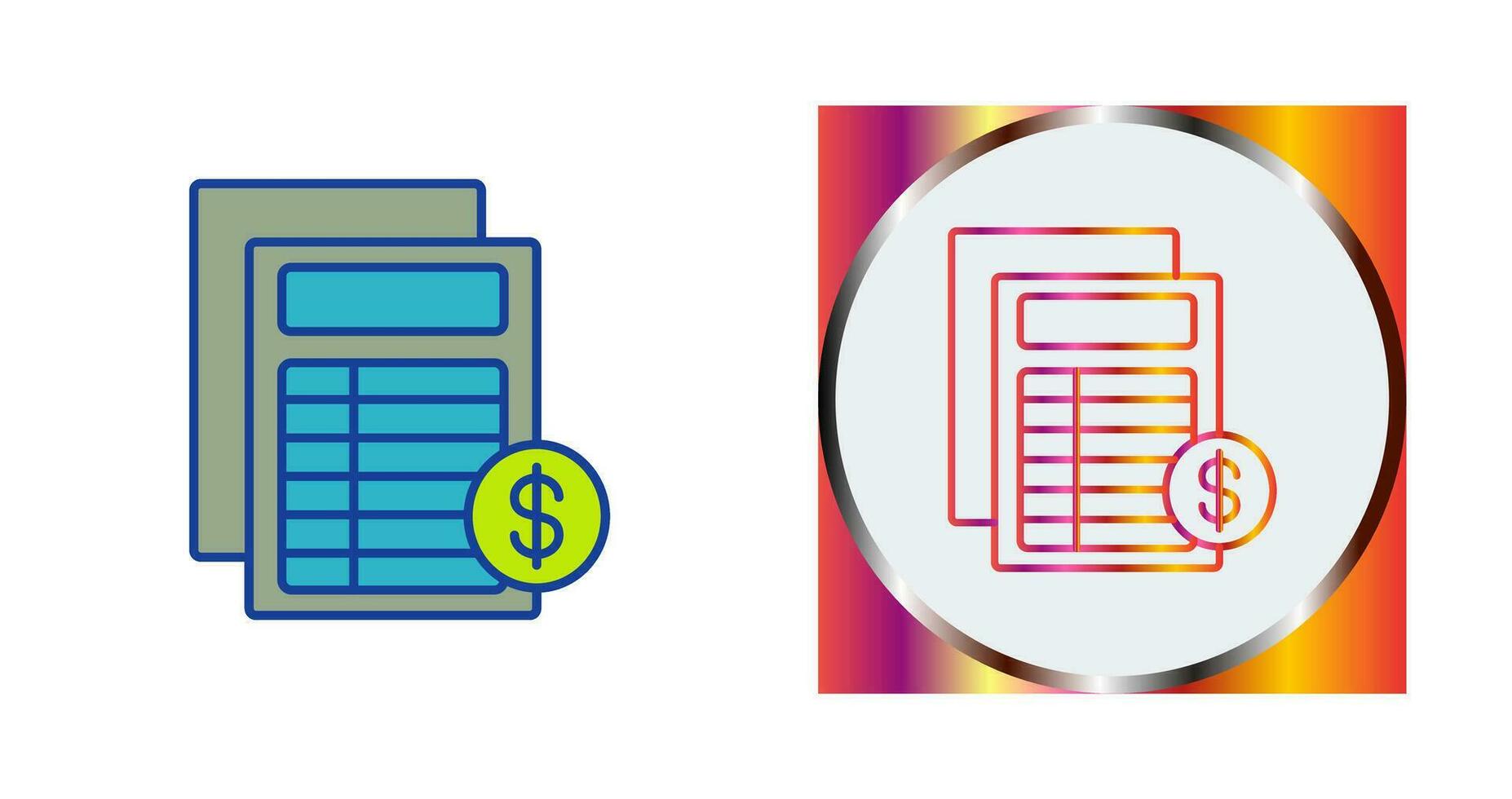 Invoice Vector Icon