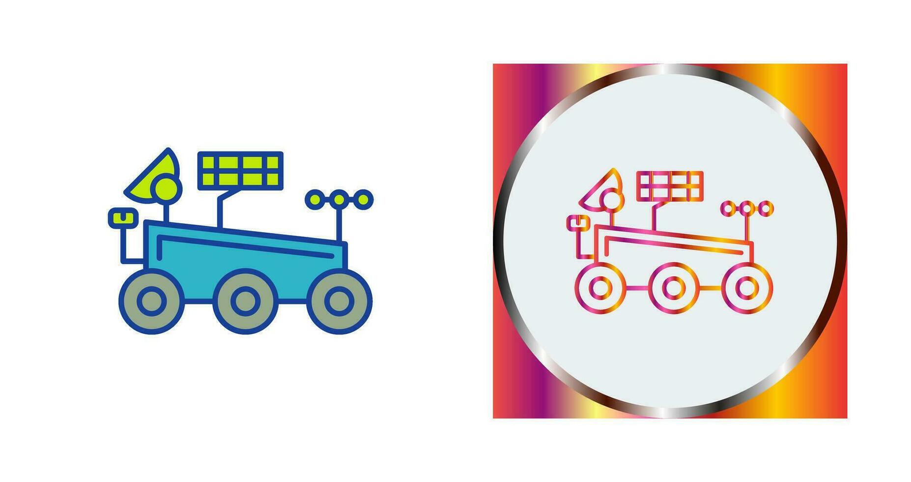 Mars Rover Vector Icon
