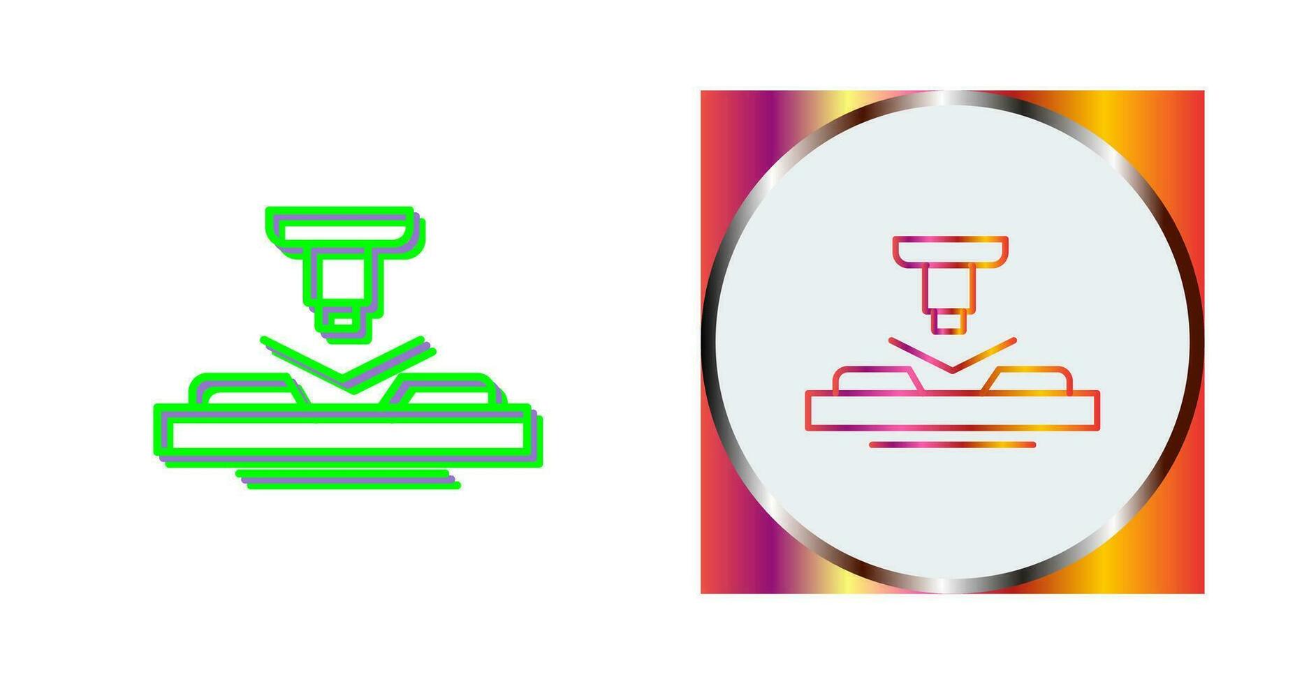 Press Vector Icon