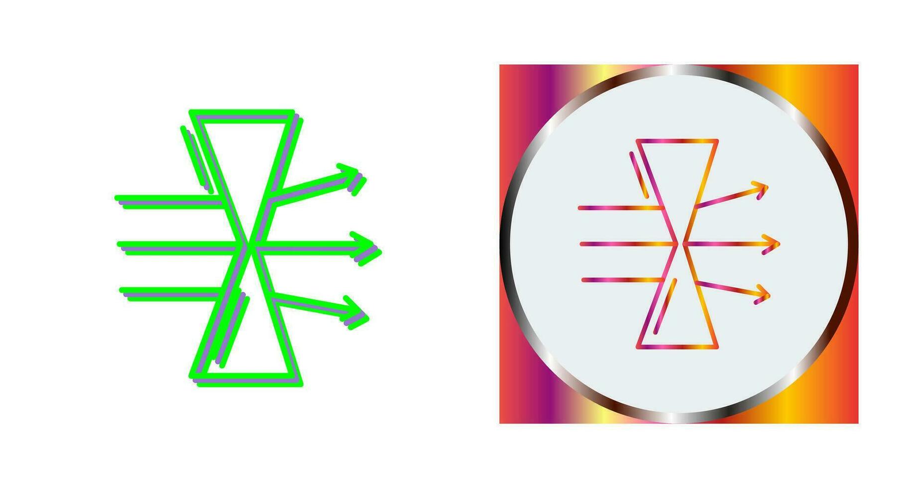 Dispersion Vector Icon
