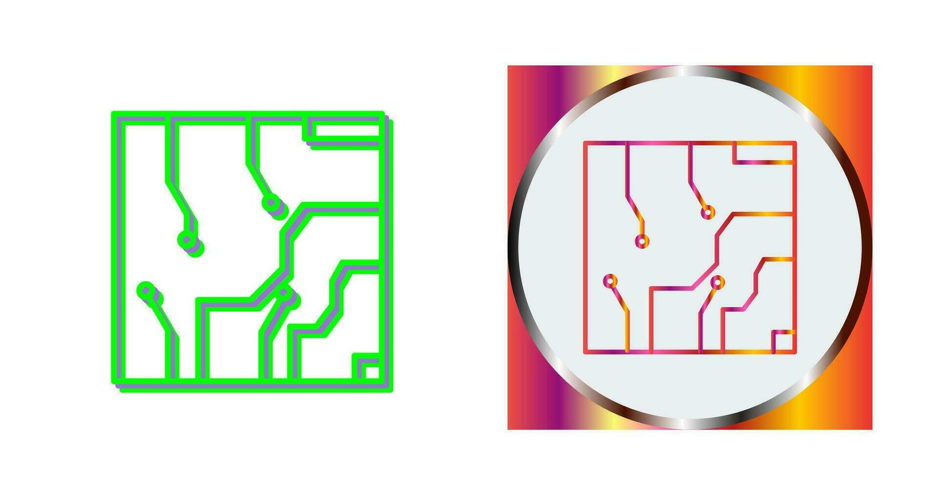 Electrical circuit Vector Icon