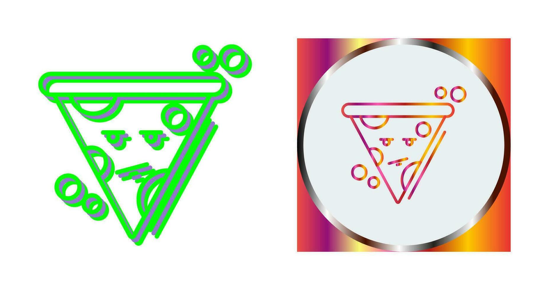 icono de vector de pizza