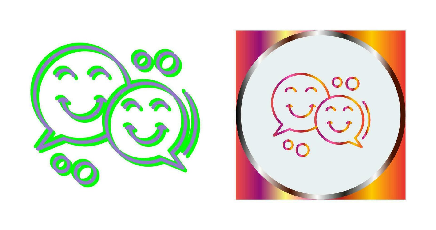 Chatting Vector Icon