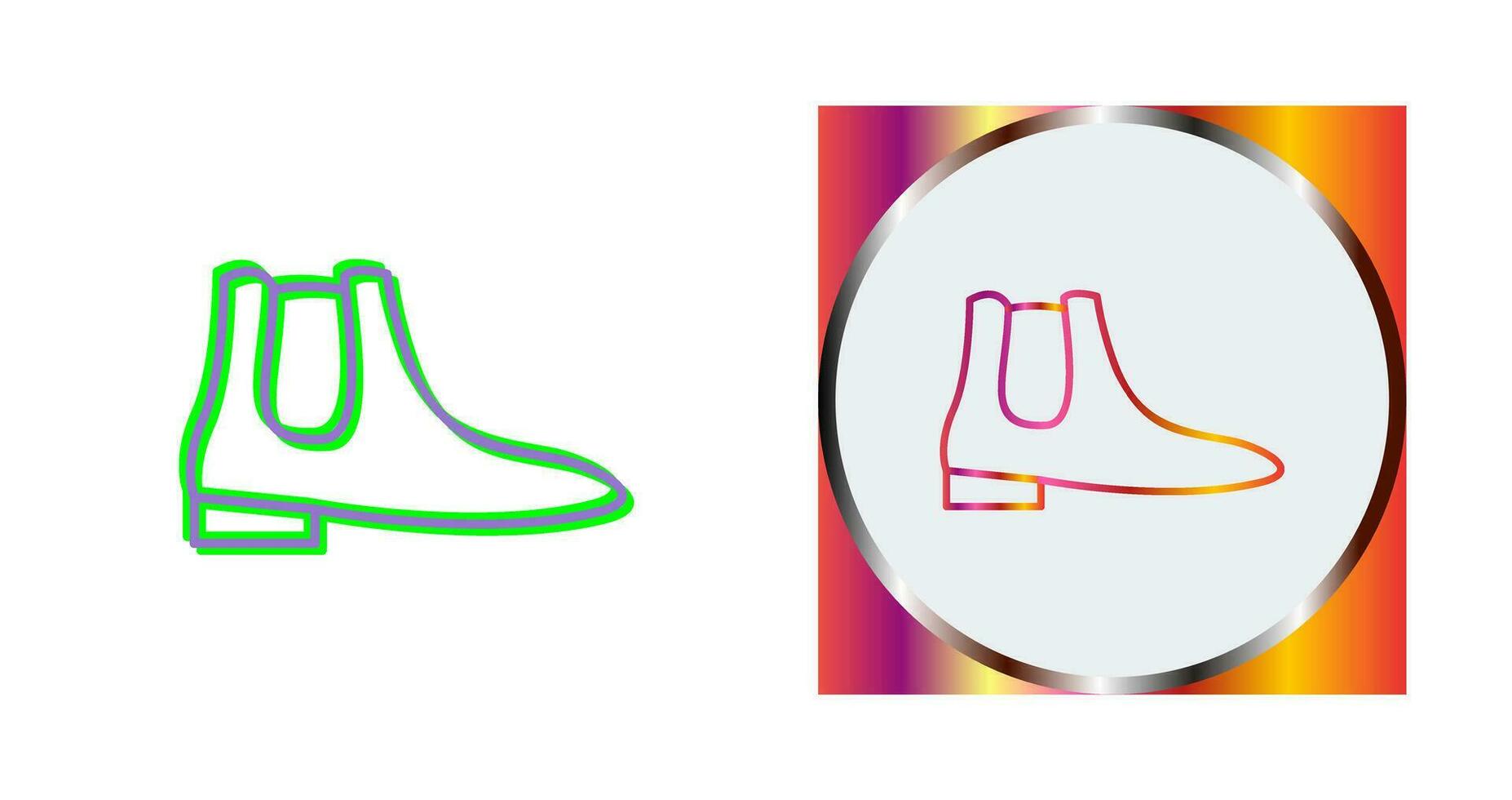 Men's Boots Vector Icon