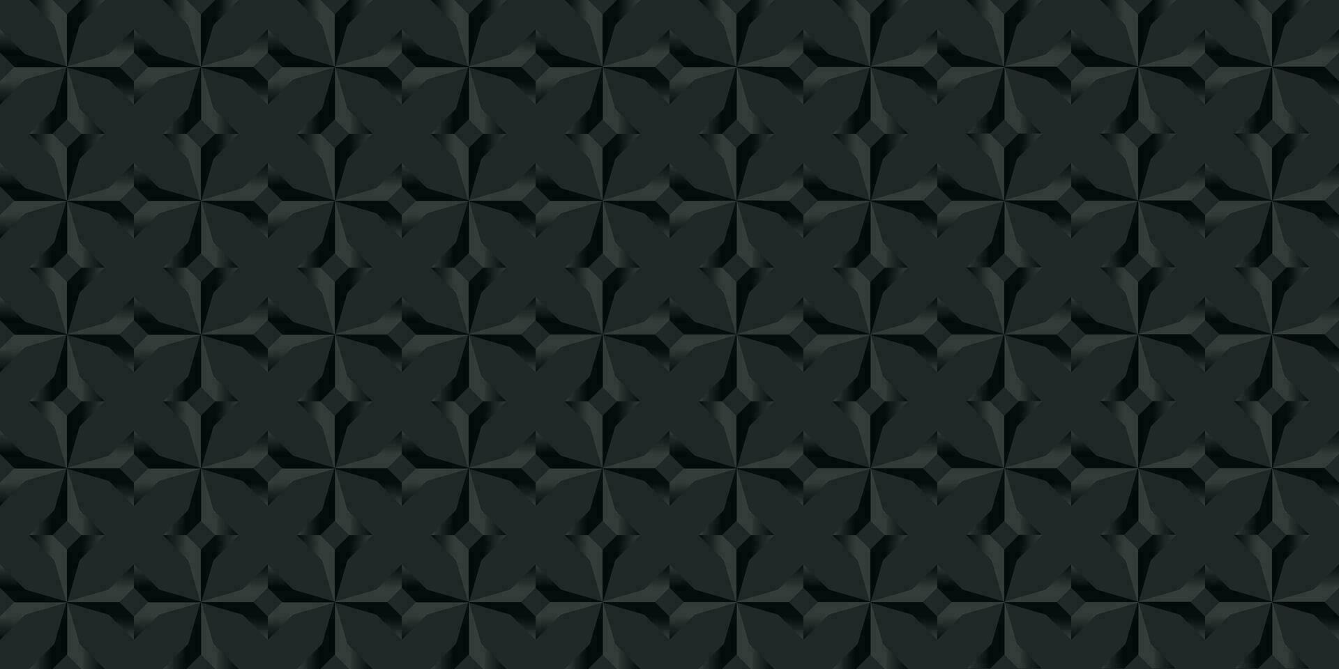 Abstract black geometric background pattern design vector