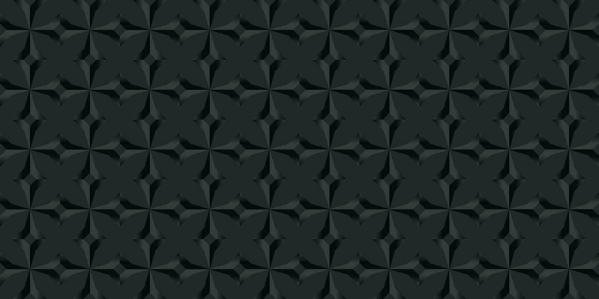 Abstract black geometric background pattern design vector