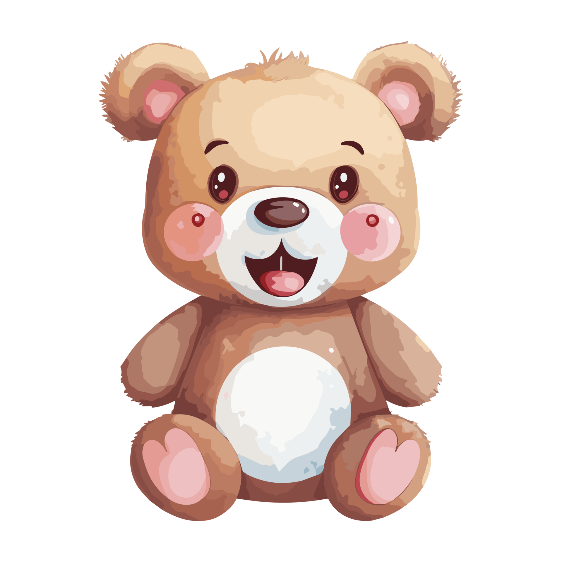 Watercolor Teddy bear transparent background 29822711 PNG
