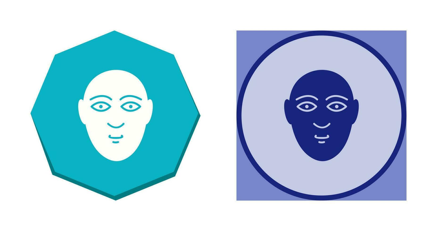Human Face Vector Icon