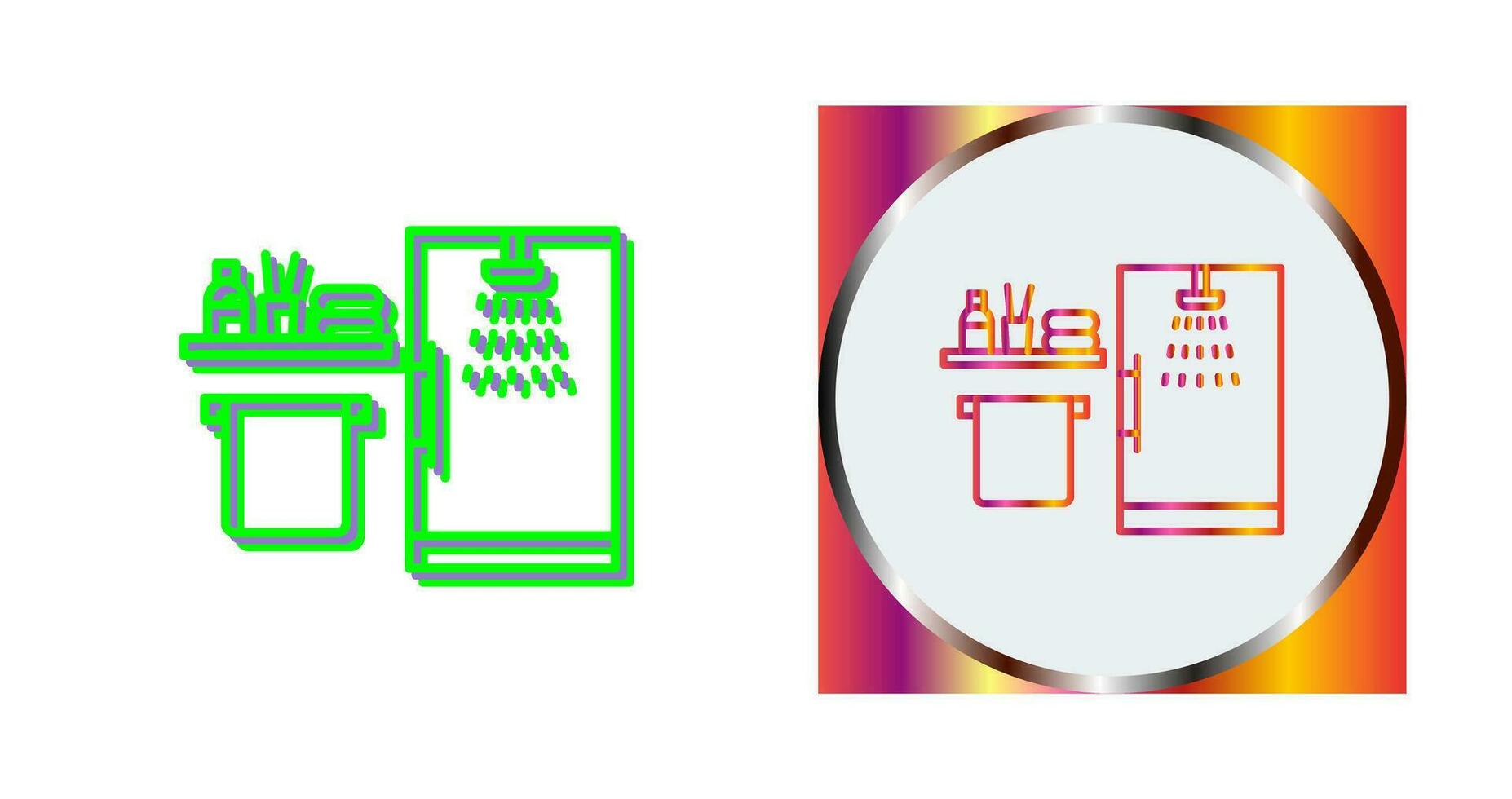 Shower Vector Icon