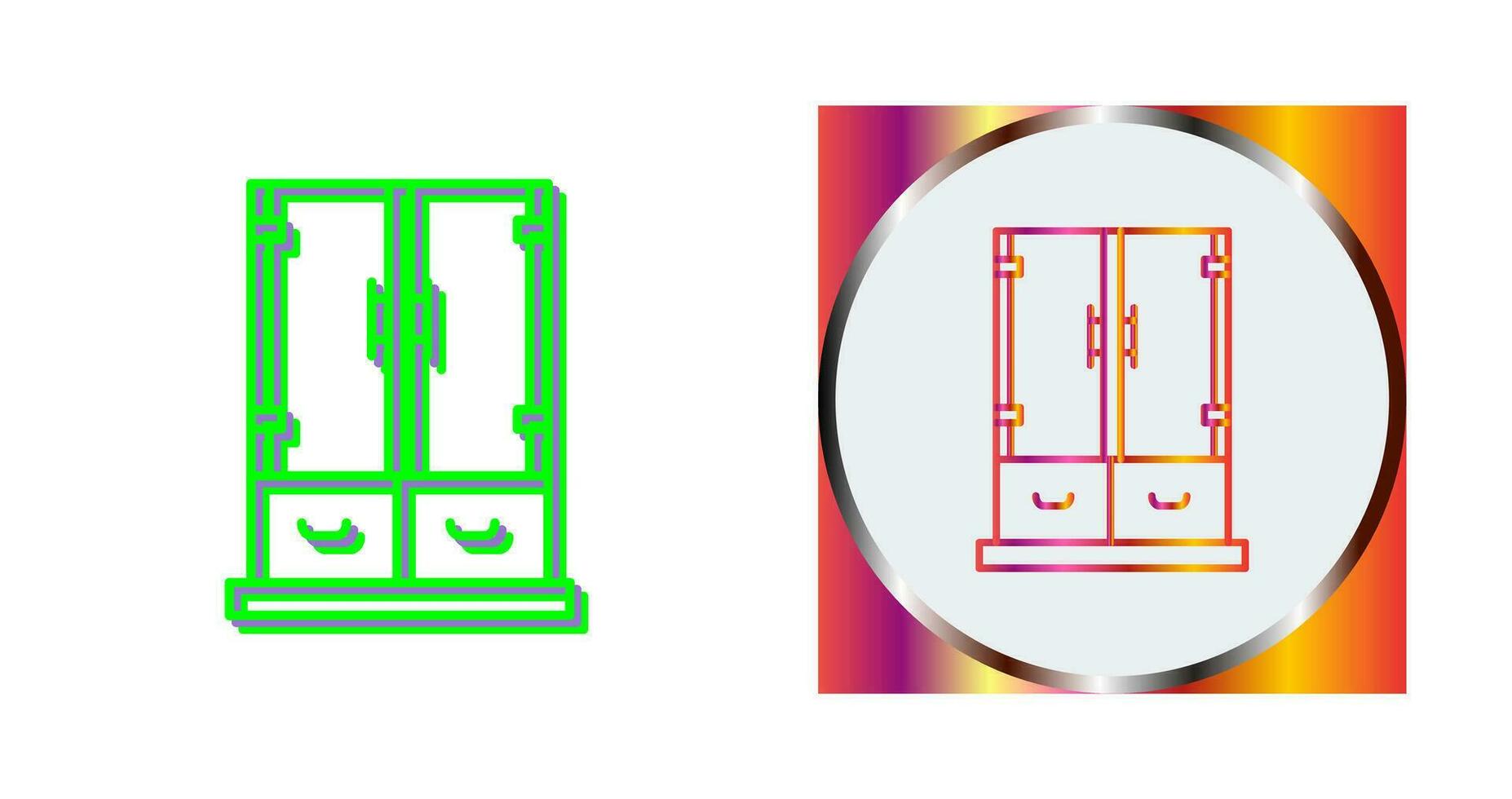 Cabinet Drawer Vector Icon