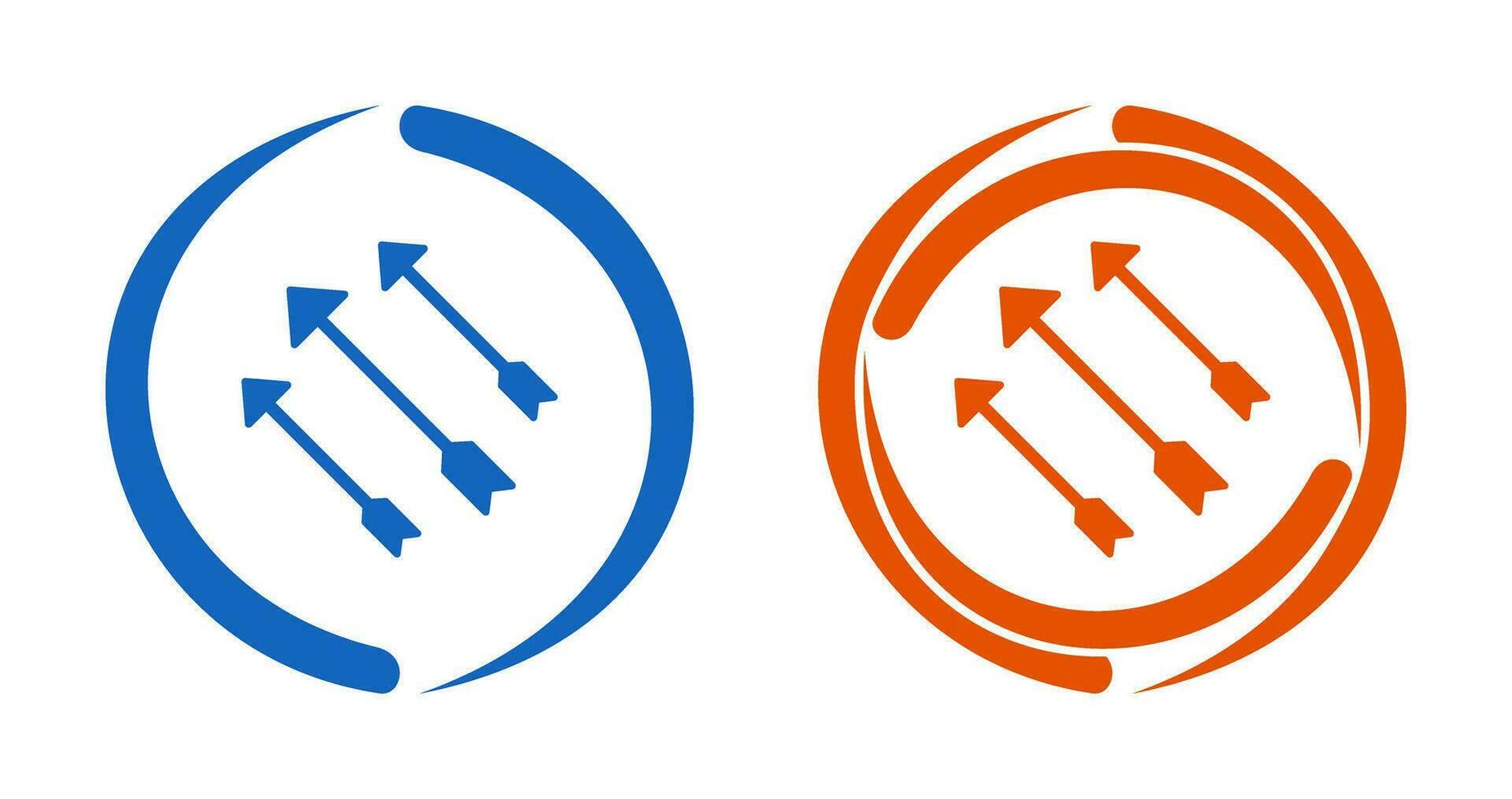 Unique Arrows Vector Icon