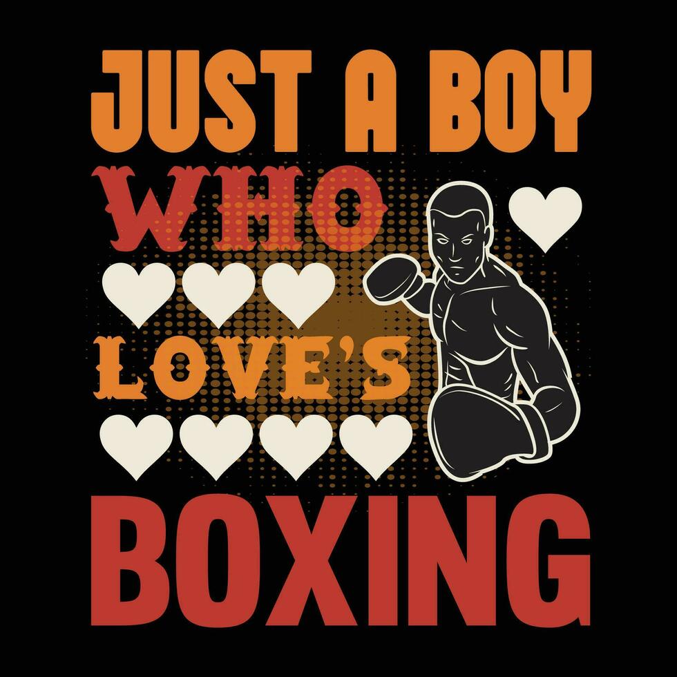 Boxing day vantage t-shirt design vector