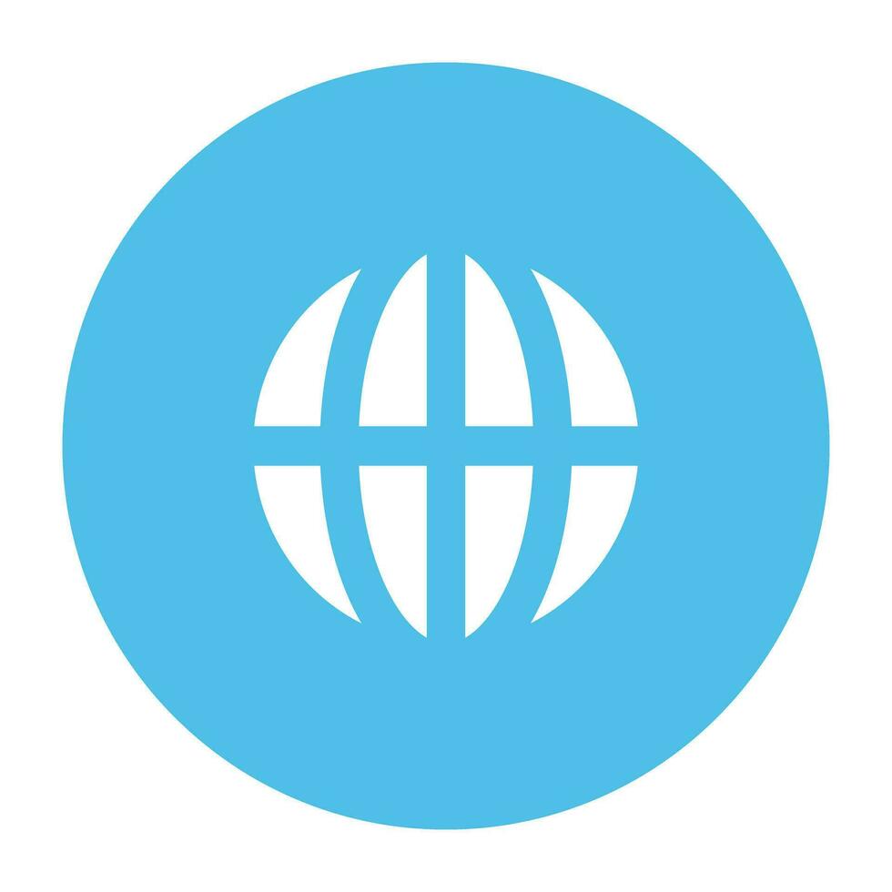 A well-designed icon of web browser vector