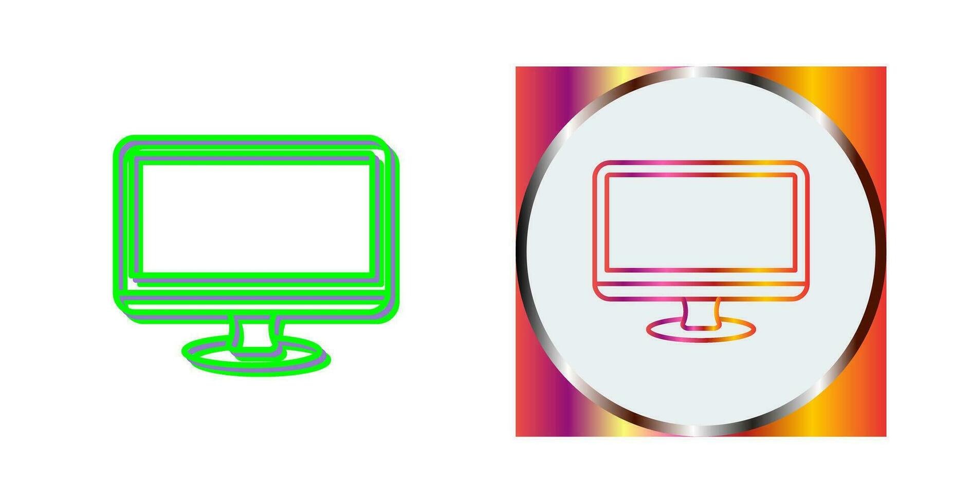 Monitor Vector Icon