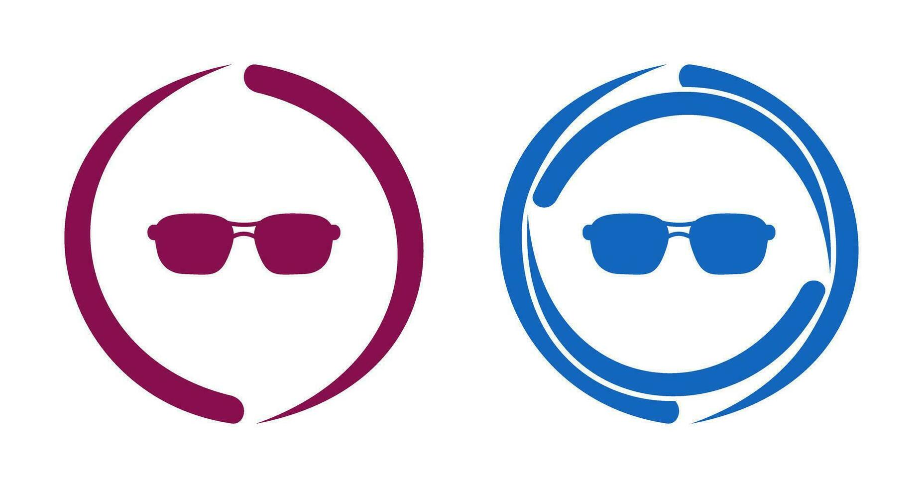 icono de vector de gafas