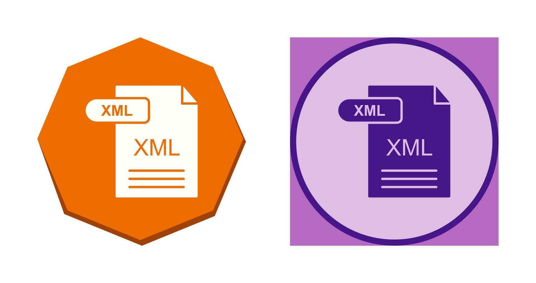 XML Vector Icon