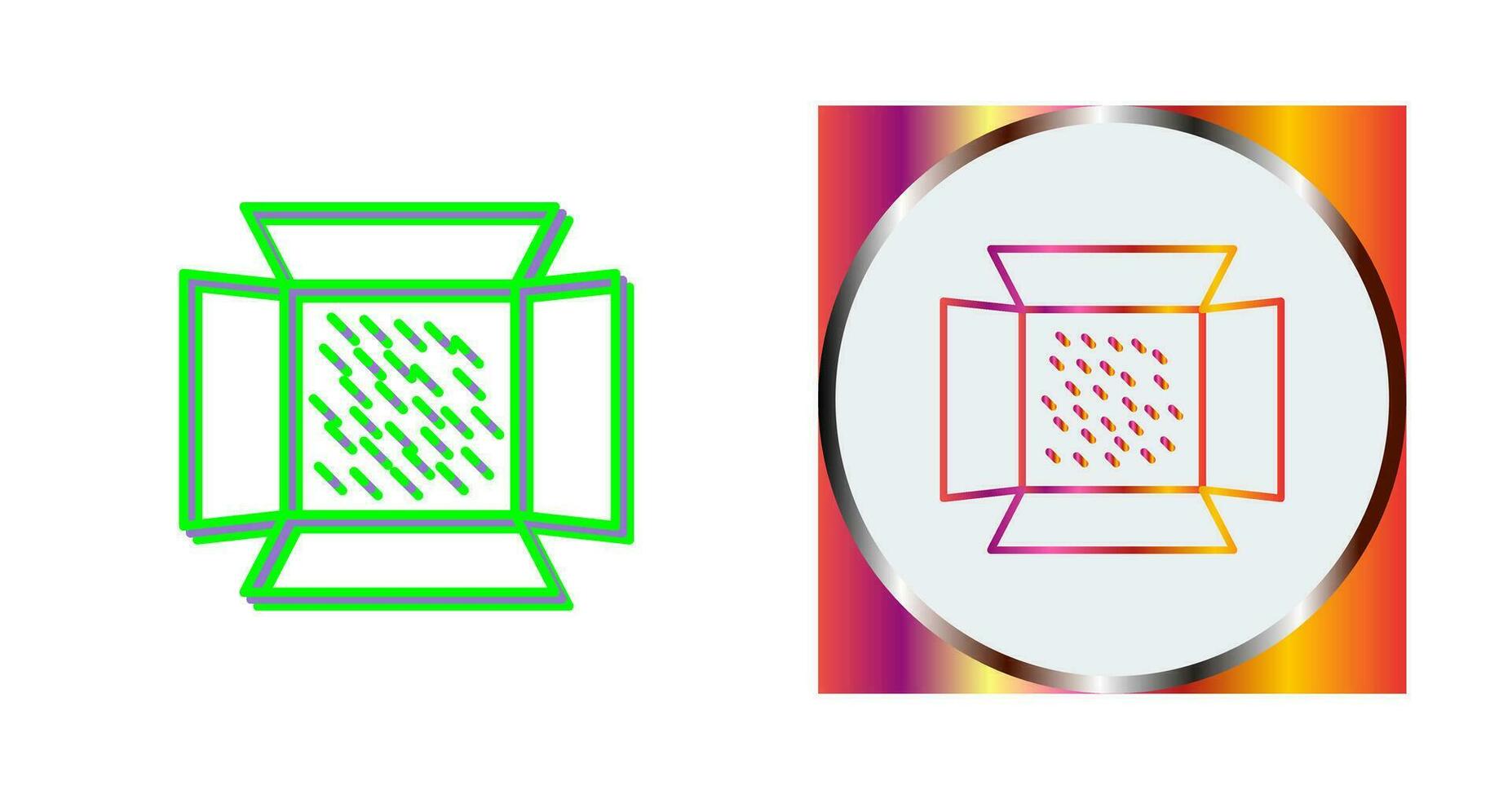 Unique Lights Vector Icon