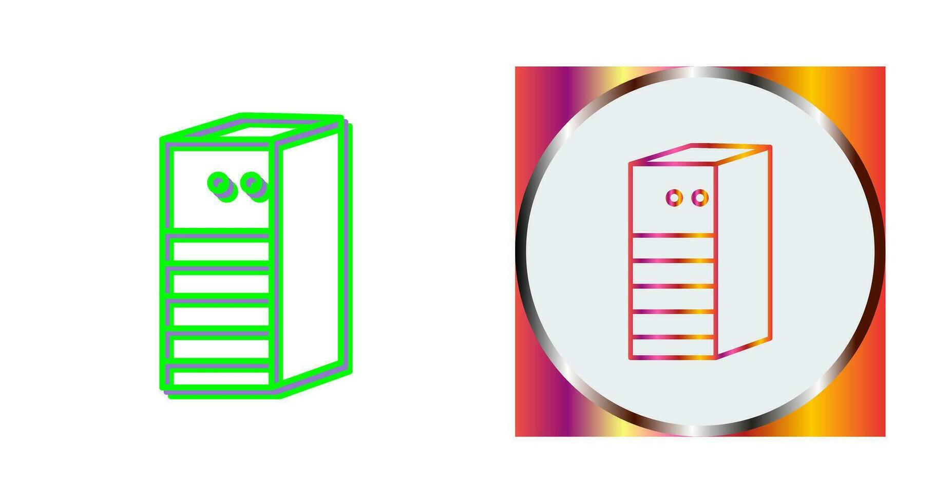 Server Network Vector Icon