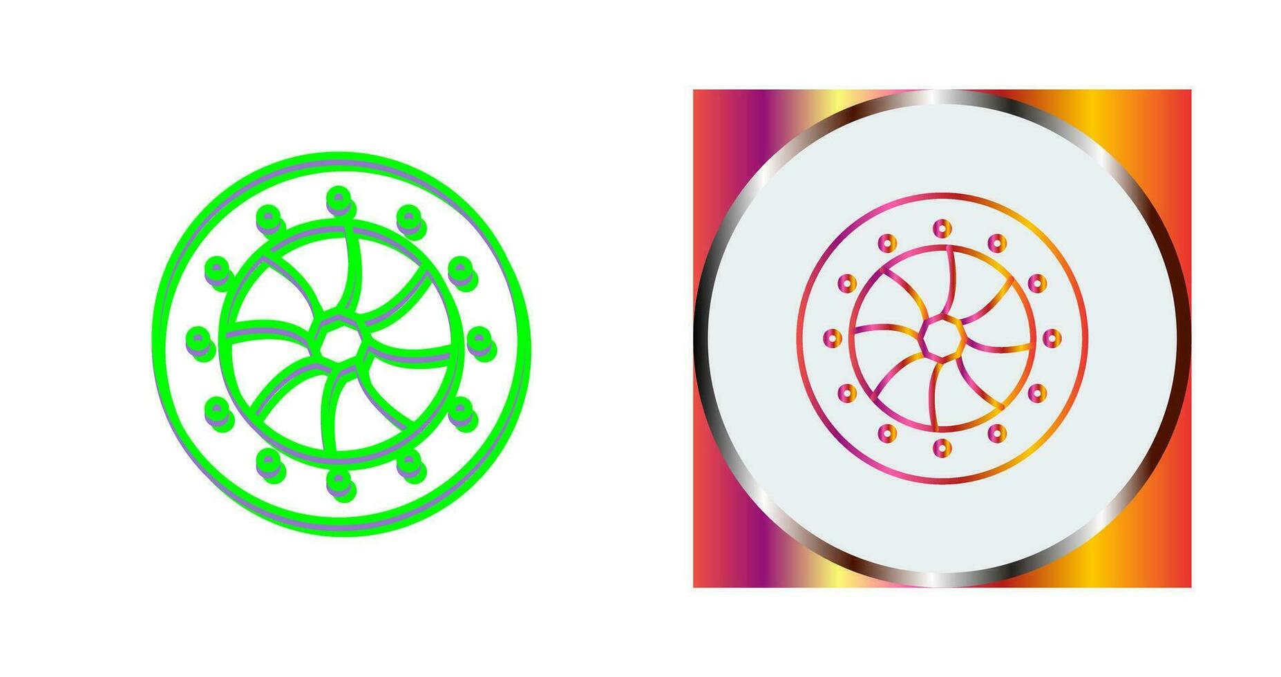 Unique Optical Diaphram Vector Icon