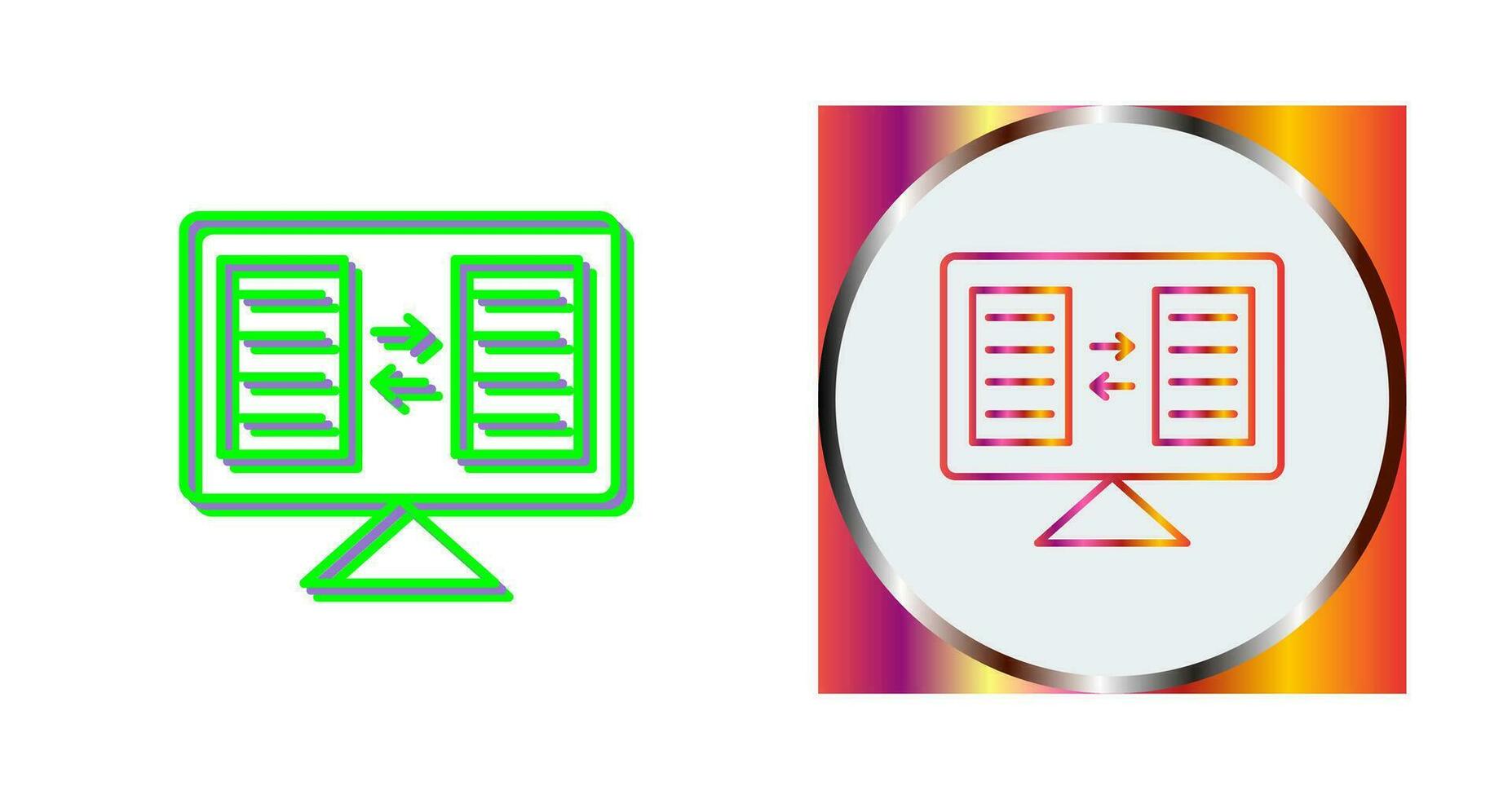 File Sharing Vector Icon