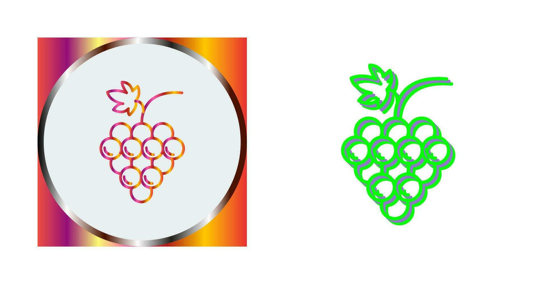 Grapes Vector Icon