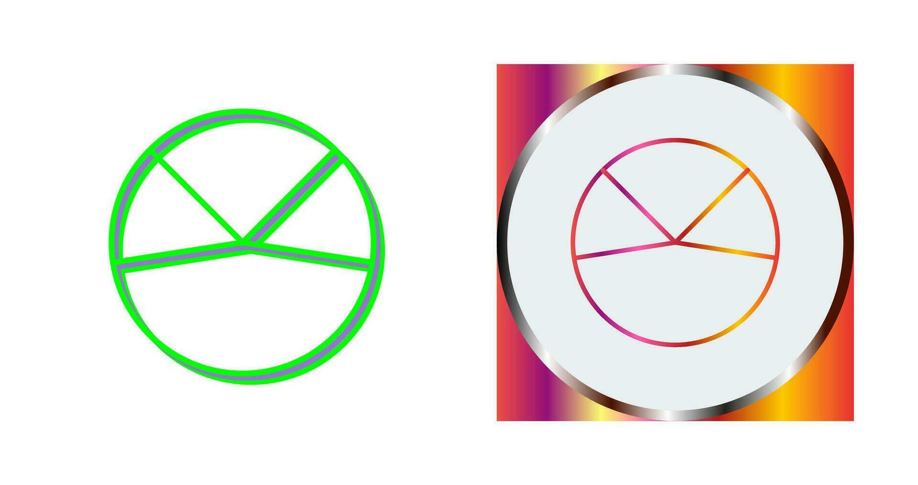 Pie Chart Analysis Vector Icon