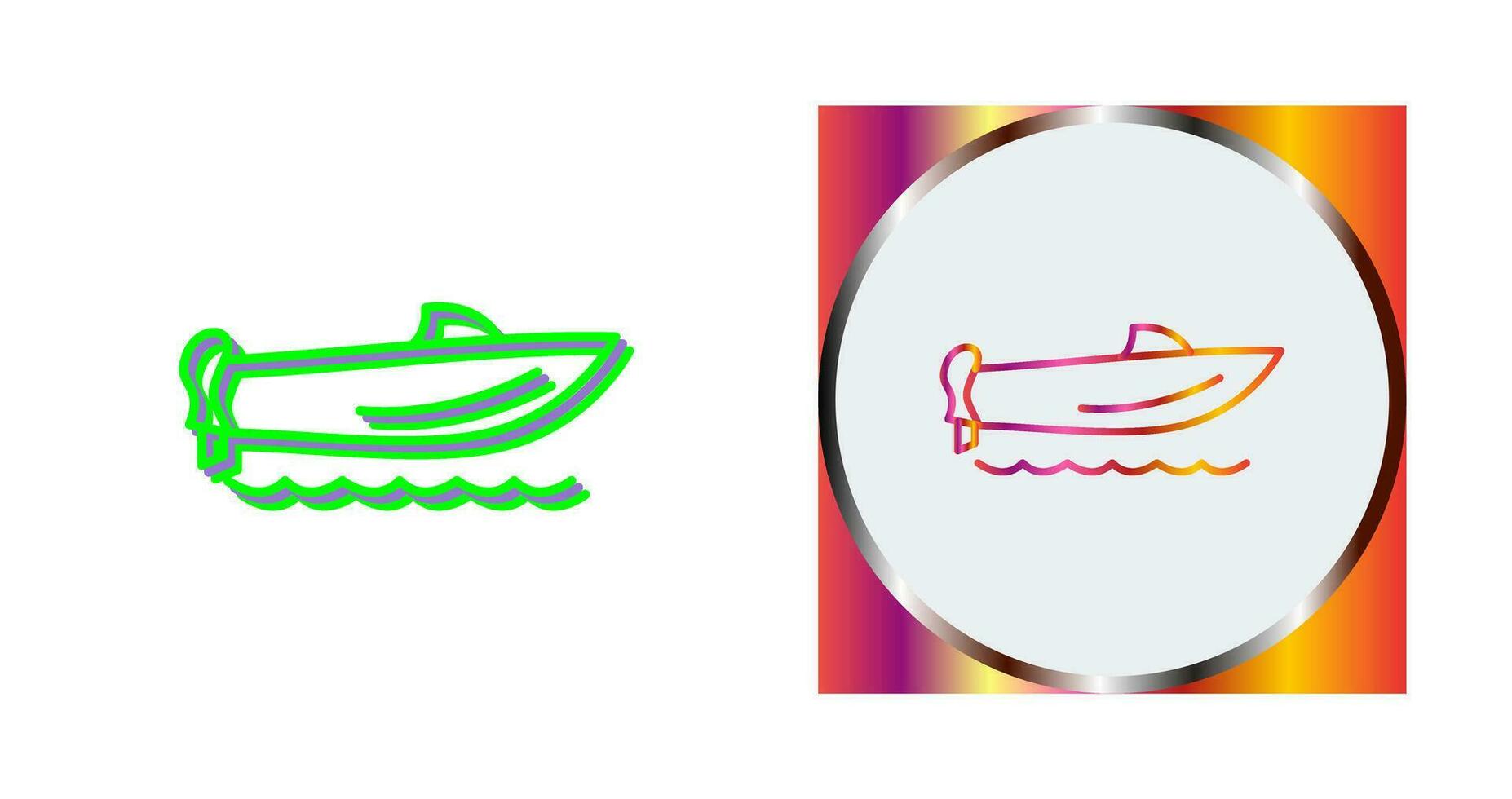 Speed Boat Vector Icon