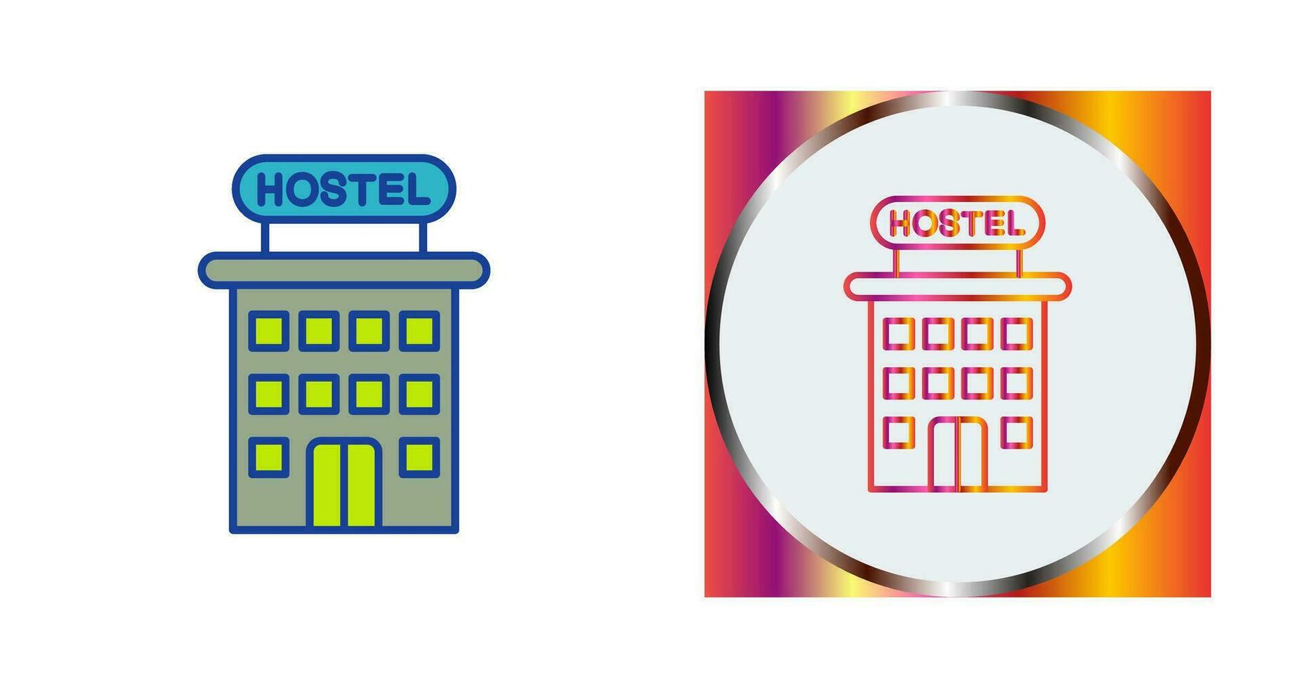 Hostel Vector Icon