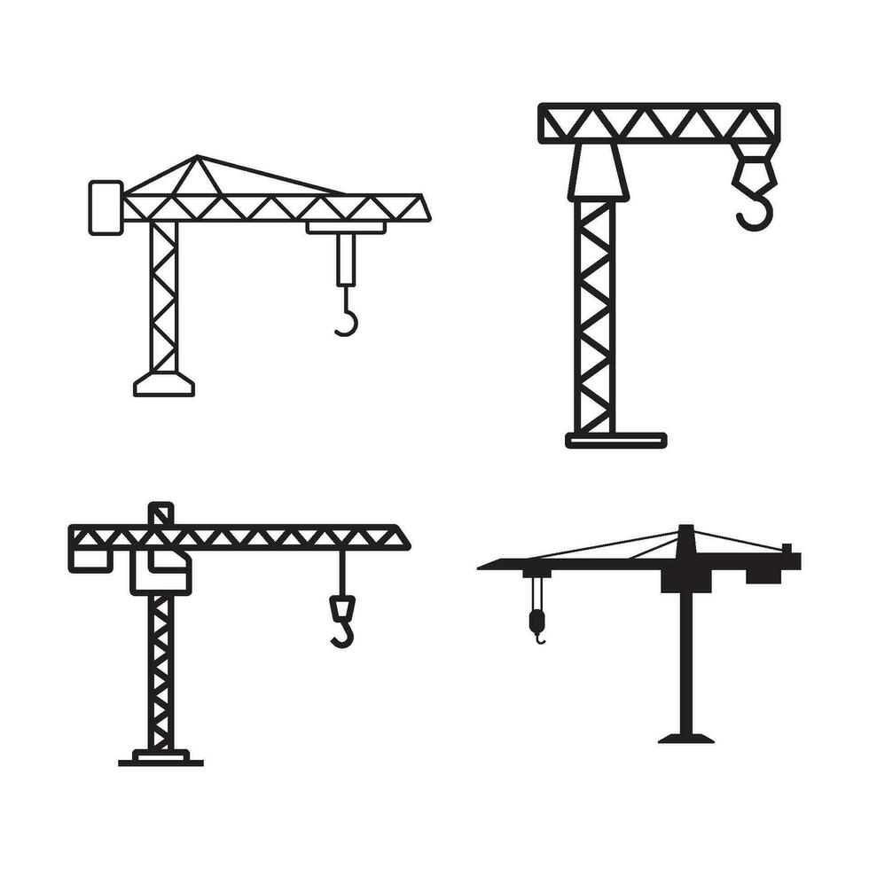 grua icono vector