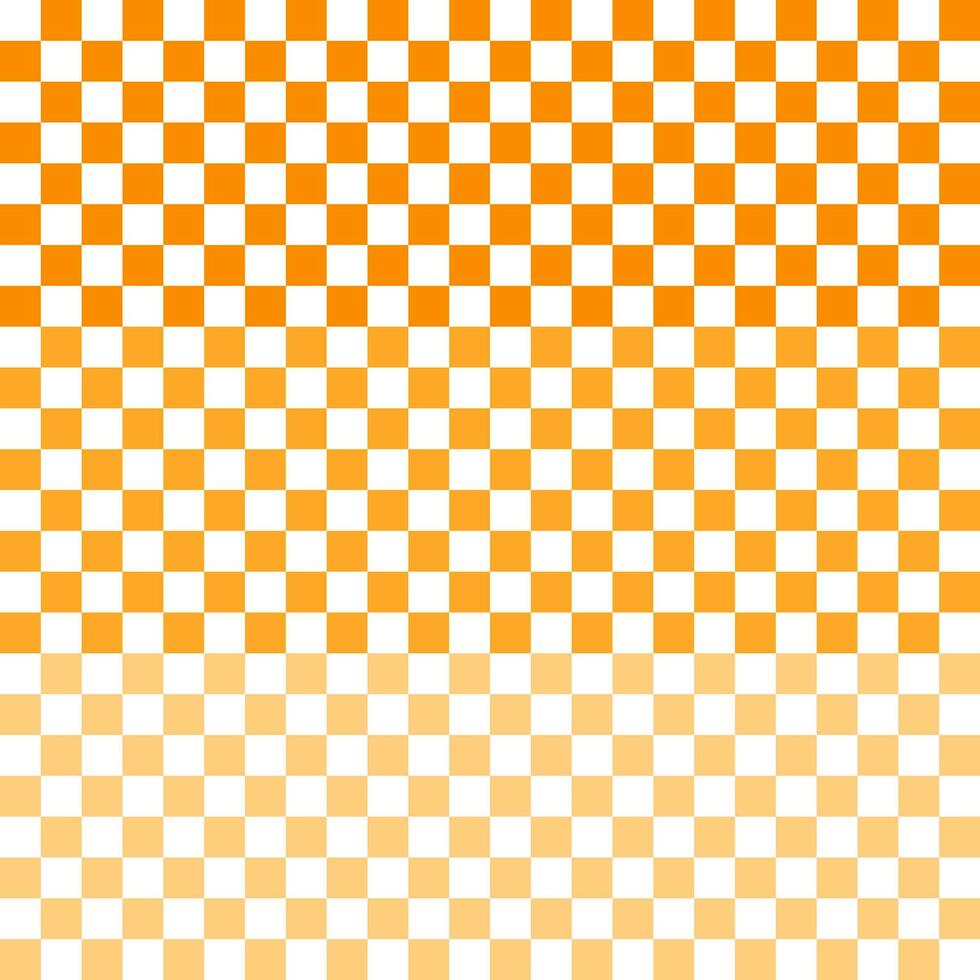 Orange checker pattern. checker seamless pattern vector. checker pattern. Decorative elements, floor tiles, wall tiles, bathroom tiles, swimming pool tiles. vector