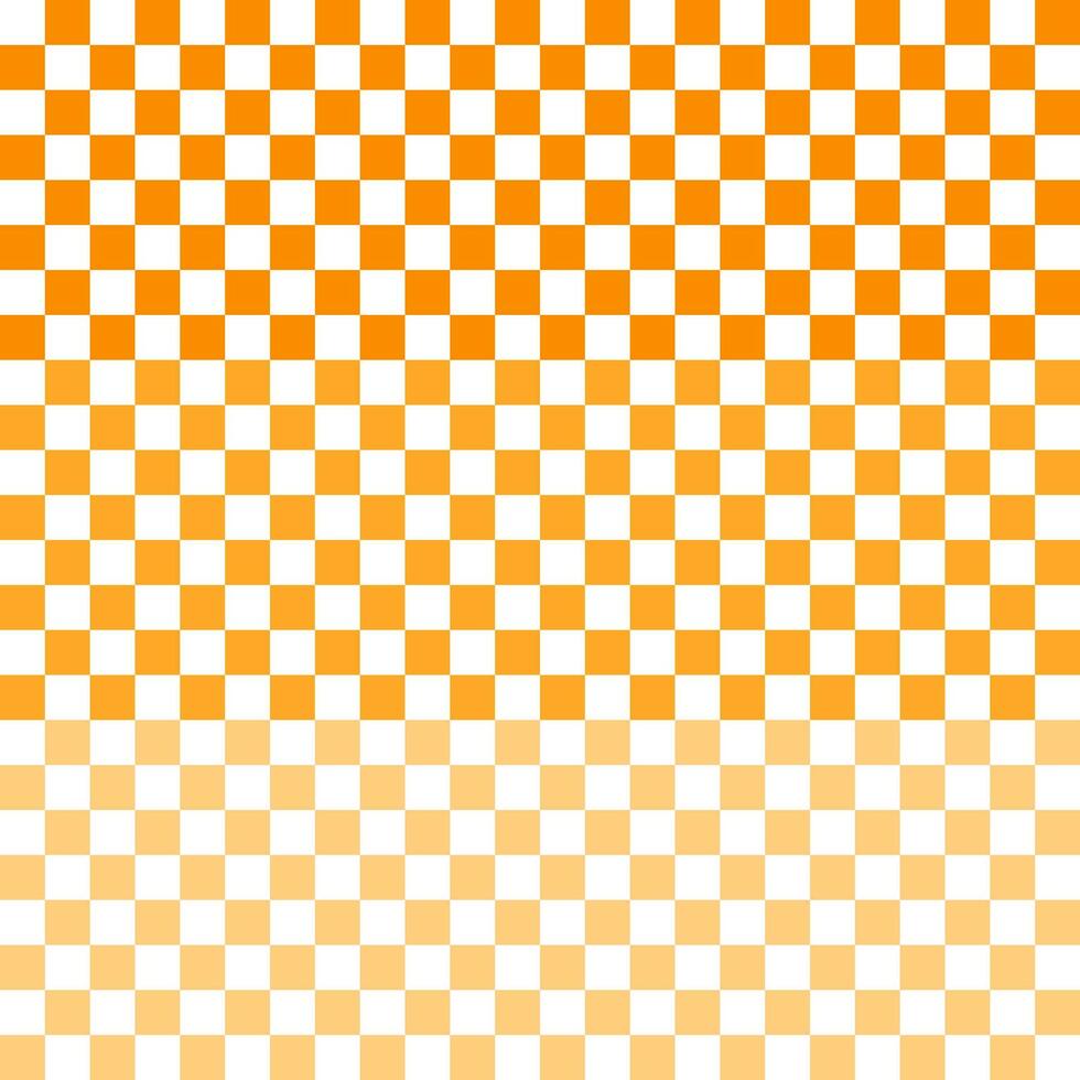 Orange checker pattern. checker seamless pattern vector. checker pattern. Decorative elements, floor tiles, wall tiles, bathroom tiles, swimming pool tiles. vector