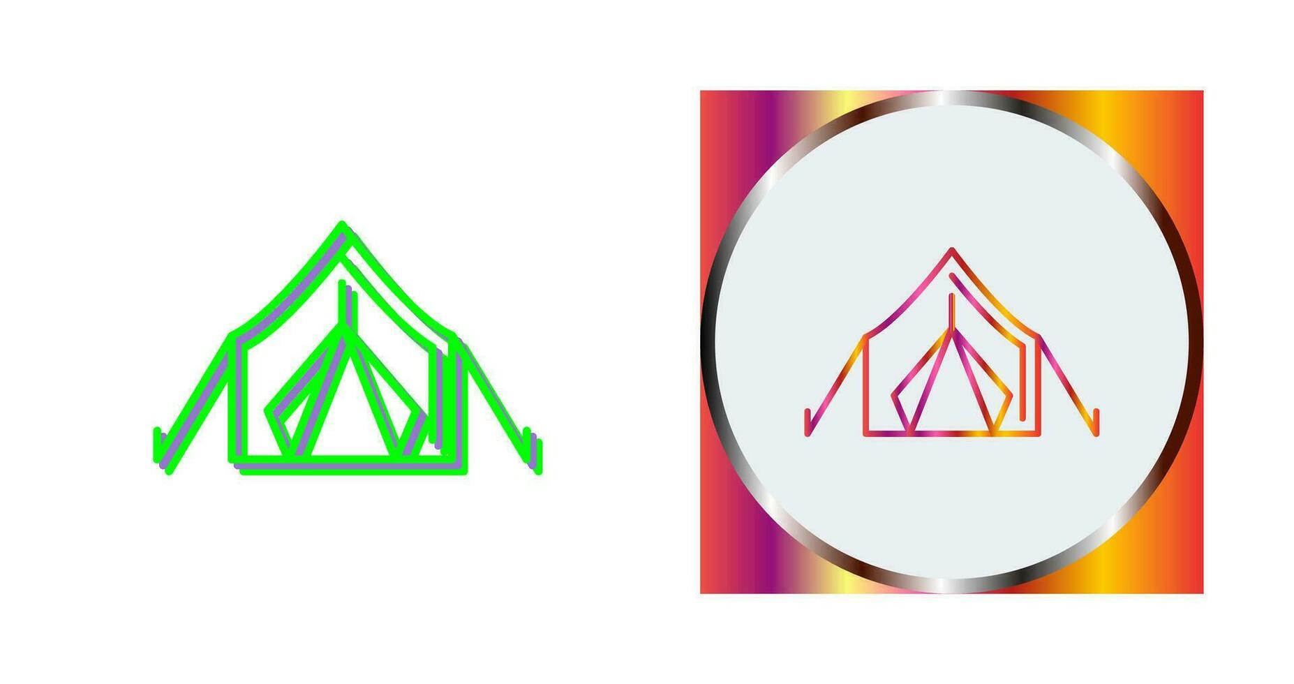 Tent Vector Icon