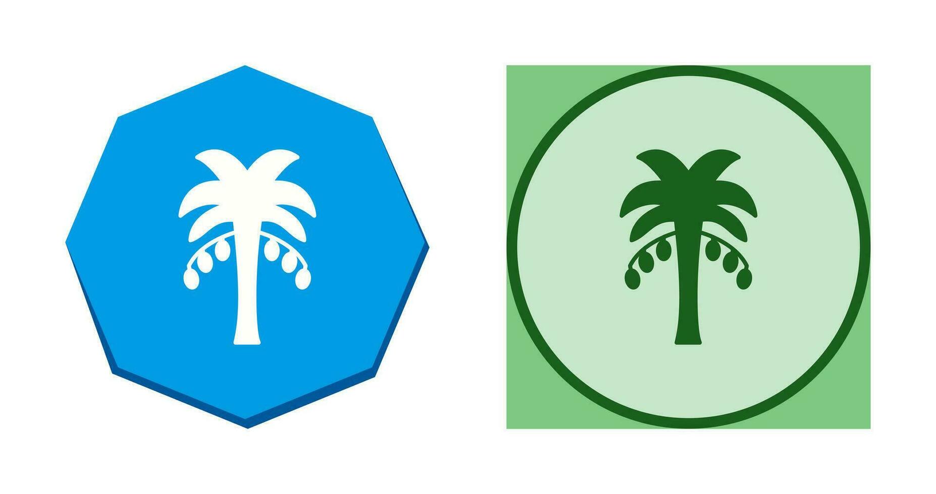 Coconut trees Vector Icon
