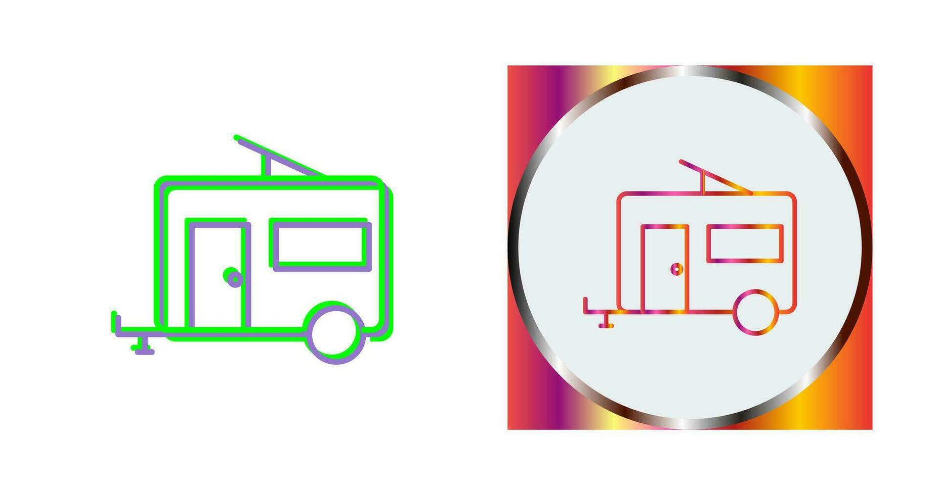 Trailer Vector Icon