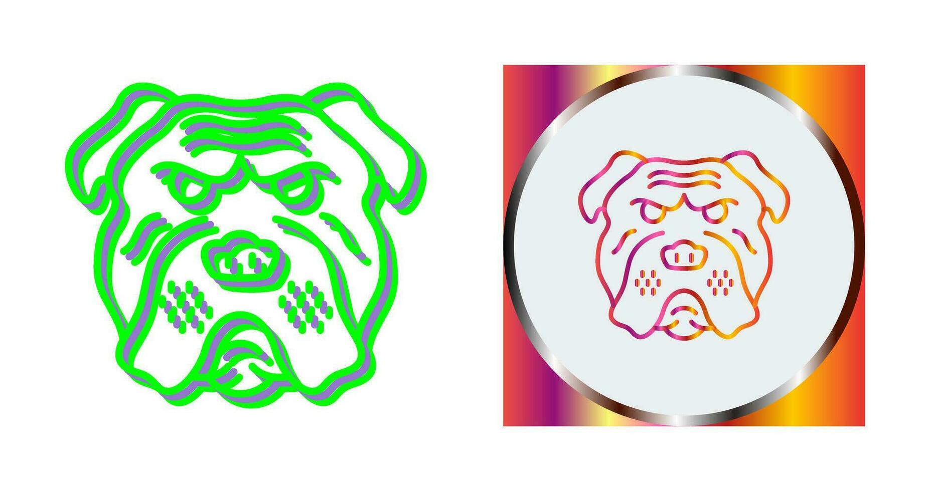 Bulldog Vector Icon