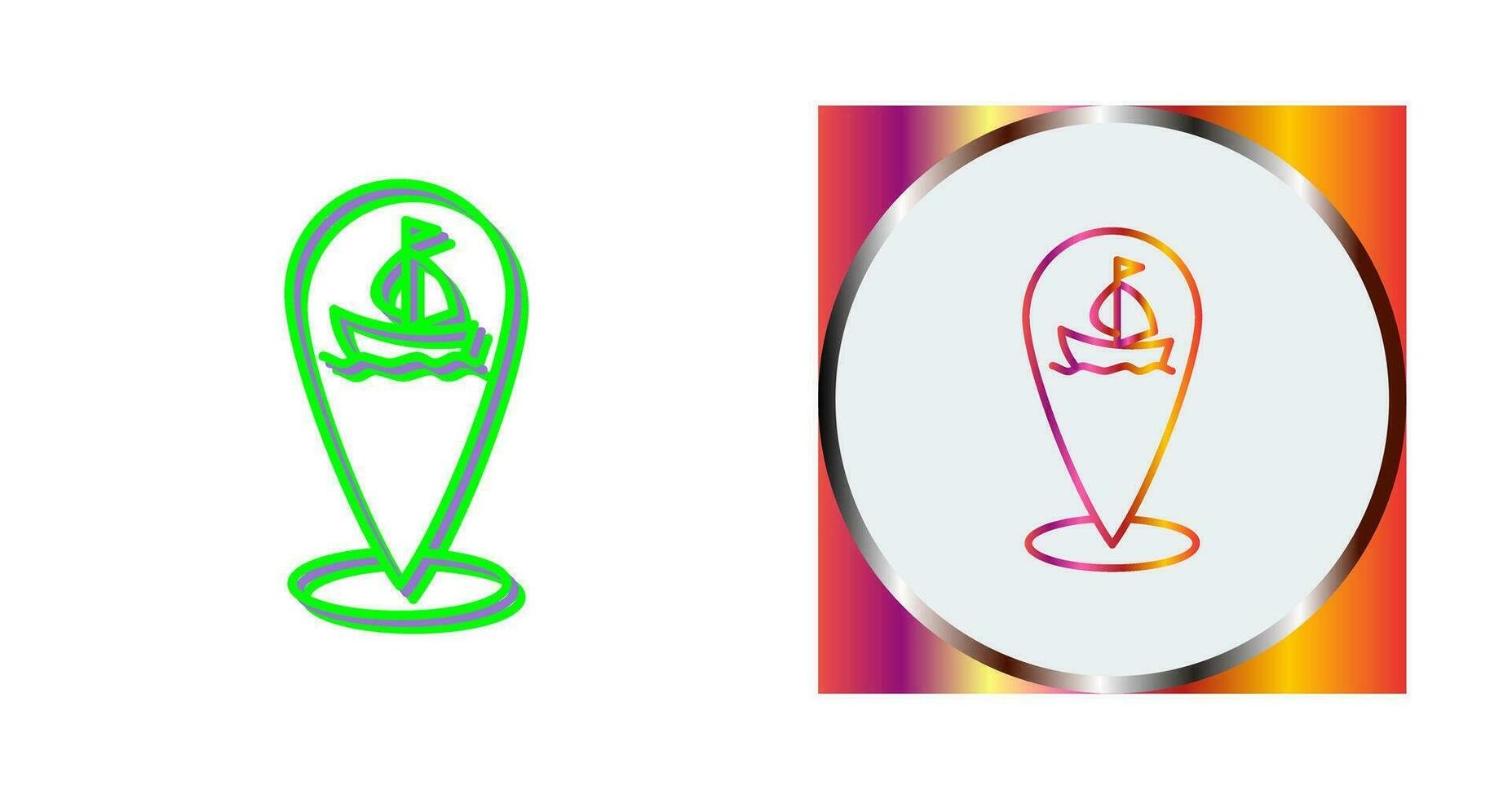 Shipping Location Vector Icon