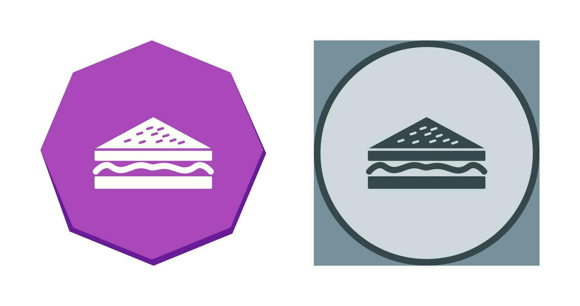 Unique Sandwich Vector Icon