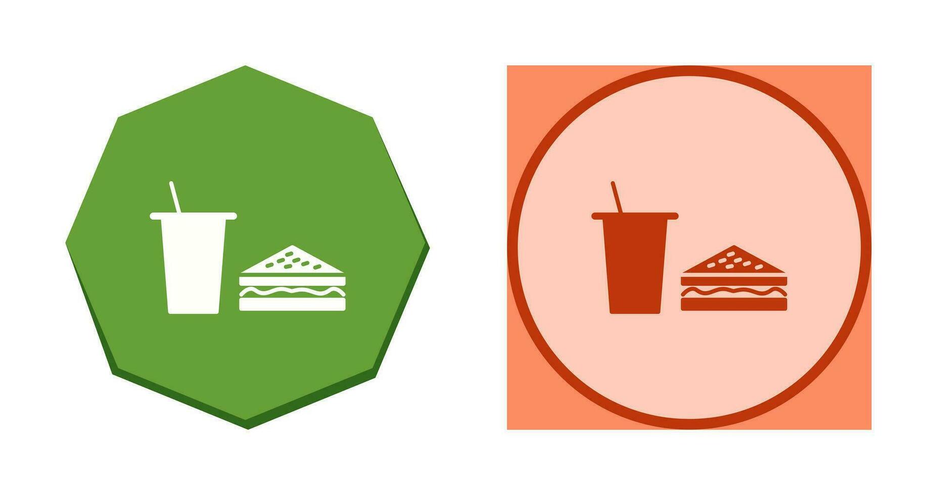 Unique Lunch Vector Icon